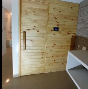 Cabina Prefabricada en Madera de Sauna