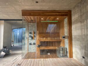 Fabricación Cabina de Sauna Seca en Madera